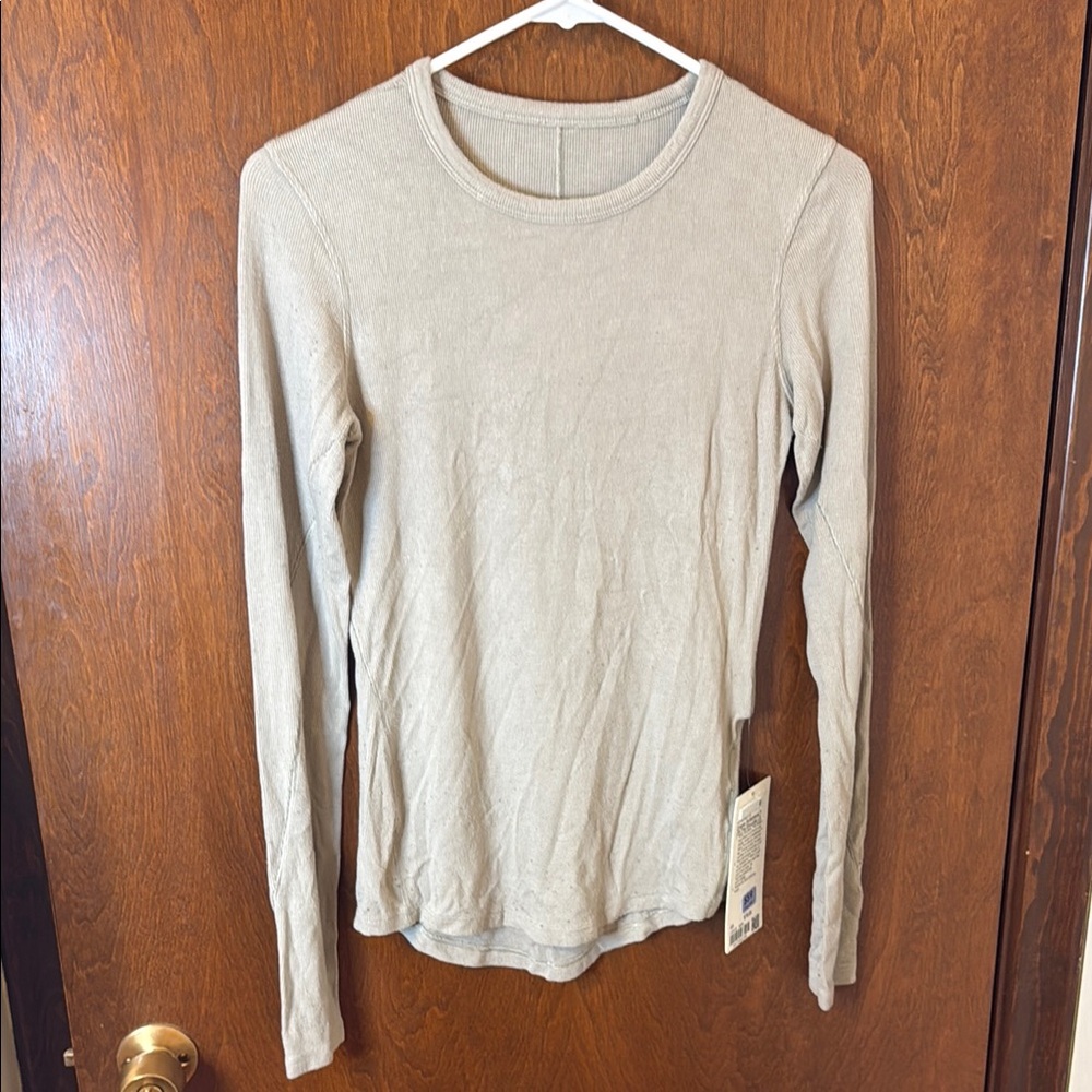 Lululemon Drapey Softstreme Off The Shoulder Long Sleeve Shirt